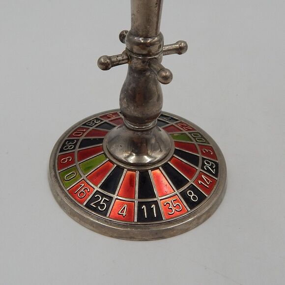 Roulette Wheel Martini Glassware Glasses Pair Godinger Silver Art Company - Picture 7 of 14